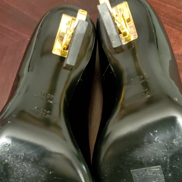 Beautiful Authentic YSL Vernice Chiffon Pumps - Picture 9 of 11